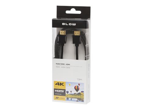 HDMI-HDMI BLACK 2.0 4K Anschluss 1.5m - 2