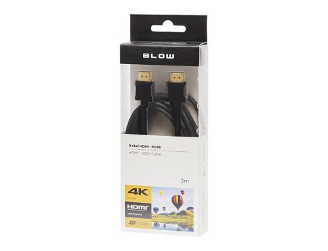 HDMI-HDMI BLACK 2.0 4K 3m Anschluss - 2