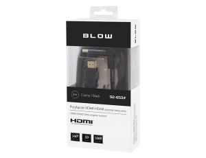 HDMI-HDMI BLACK abgewinkelter Stecker 3m verdrillt