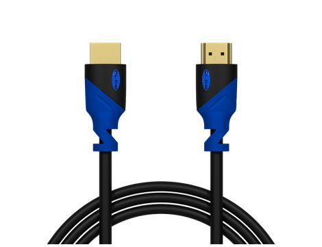 HDMI-HDMI BLUE gerade 1.5m 4K Stecker