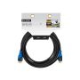 HDMI-HDMI BLUE gerade 5m 4K Stecker - 3