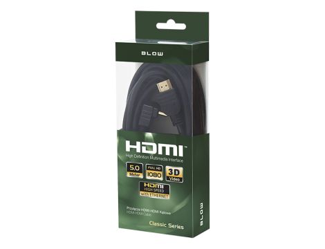 HDMI-HDMI CLASSIC Stecker gewinkelt 5m