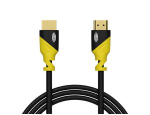 HDMI-HDMI Stecker GELB gerade 1.5m 4K