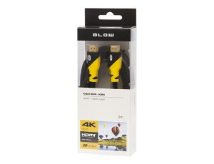 HDMI-HDMI-Stecker YELLOW gerade 3m 4K - image 2