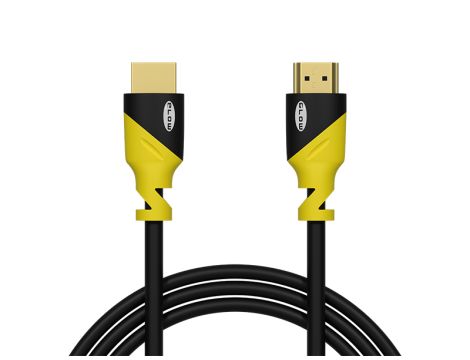 HDMI-HDMI-Stecker YELLOW gerade 3m 4K