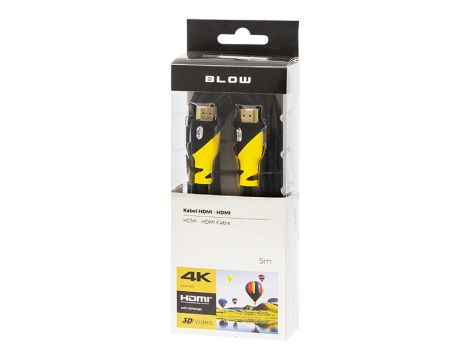 HDMI-HDMI-Stecker YELLOW gerade 5m 4K - 2