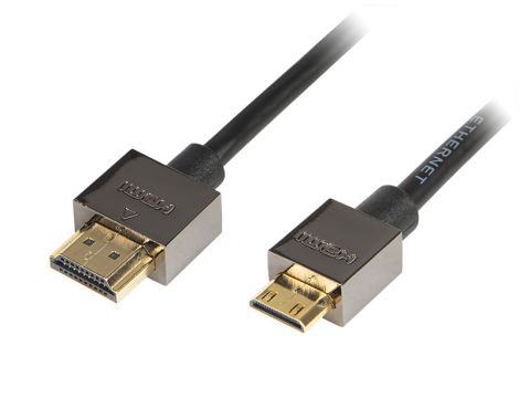 HDMI-Mini-HDMI SILBER 1.5m Stecker