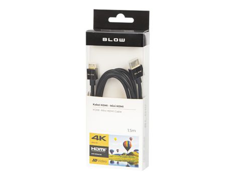 HDMI-Mini-HDMI SILBER 1.5m Stecker - 2