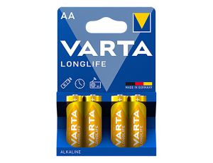 Alkalibatterie AA 1,5 LR6 Varta LONGLIFE