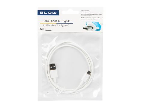 USB 2.0 A - USB-C Stecker 1m weiß - 2