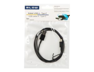 USB 2.0 A - USB-C 1m Stecker schwarz - image 2