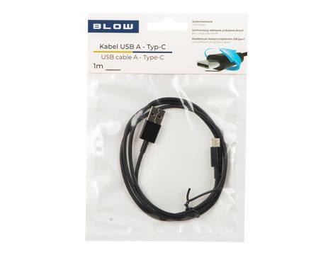 USB 2.0 A - USB-C 1m Stecker schwarz - 2