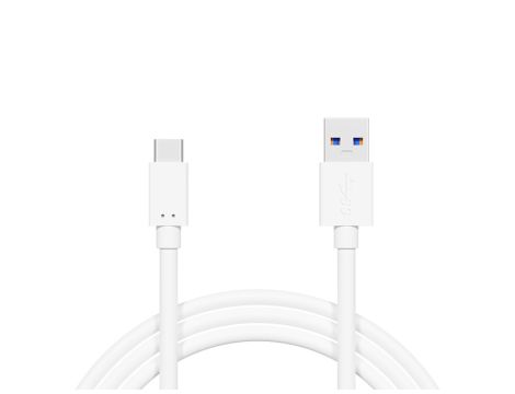 USB 3.0 A - USB-C Stecker 0,5m weiß BLISTER