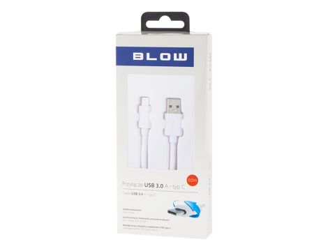 USB 3.0 A - USB-C Stecker 0,5m weiß BLISTER - 2