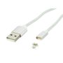 USB-Stecker A - micro B 1.0m magnetisch silber BLISTER` - 3