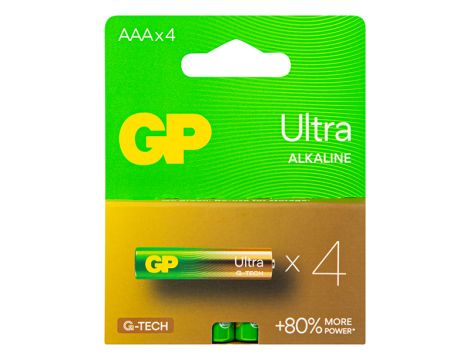 Alkalibatterie AAA 1,5 LR3 GP ULTRA 4 Stück