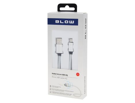 USB-Anschluss A - micro B 1,0m geflochten-silber - 2