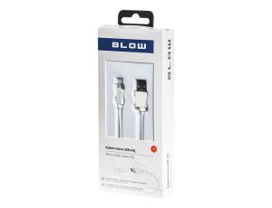 USB-Stecker A - micro B 1,0m weiß HQ1 BLISTER - image 2