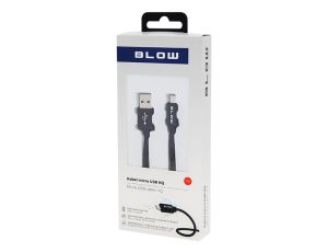 USB-Stecker A - micro B 1.0m geflochten schwarz BLISTER - image 2