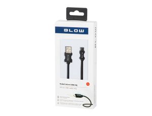 USB-Stecker A - micro B 1,5m geflochten schwarz BLISTER - image 2