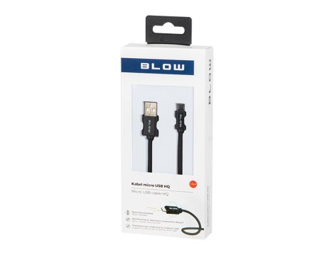 USB-Stecker A - micro B 1,5m geflochten schwarz BLISTER - 2