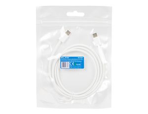 USB-C - USB-C Stecker 1.0m weiß geflochten - image 2