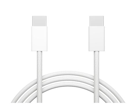 USB-C - USB-C Stecker 1.0m weiß geflochten