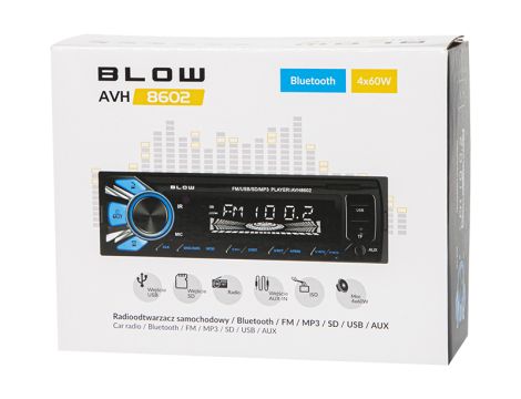 Radio BLOW AVH-8602 MP3/USB/micro SD/BLUETOOTH - 4