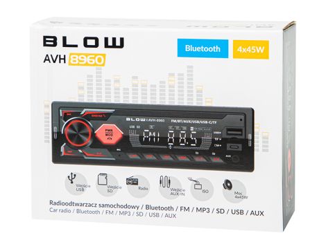 Radio BLOW AVH-8960 RDS MP3/USB/micro SD/BLUETOOTH + USB-C - 4