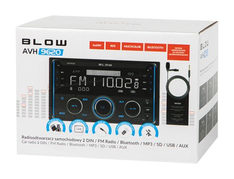 BLOW AVH-9620 2DIN RDS RGB MP3/USB/micro SD/BLUETOOTH Radio - 5