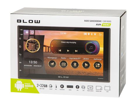 BLOW AVH-9930 2DIN 7" GPS Android Radio - 10