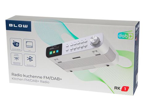 Küchenradio FM/DAB+ BLOW RK1 BT weiß - 5