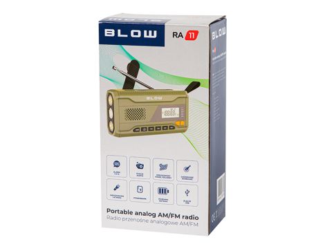 BLOW RA11 analoges tragbaren AM/FM-Radio AM/FM - 5