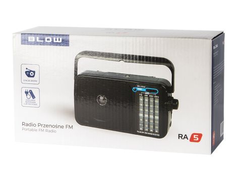 BLOW RA5 analoges mobiles tragbares Radio AM/FM - 3