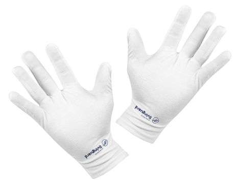 Weiße Handschuhe L (Paar)