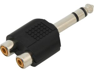 6.3ST-2PUT RCA Splitter