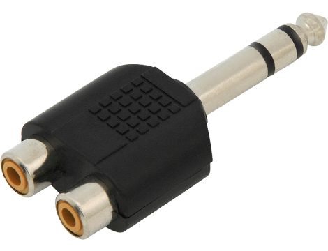 6.3ST-2PUT RCA Splitter