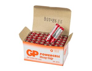 Zink-Kohle-Batterie AAA 1.5 R3 GP POWERCELL FOLIA 2St. - image 2