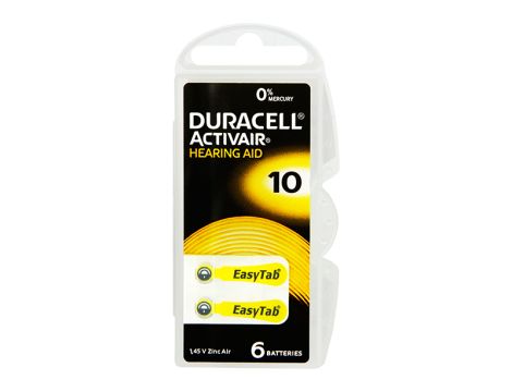 DA-10 DURACELL Hörgerätebatterie 6 Stück