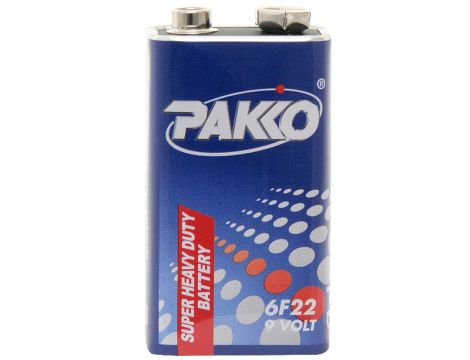 EXTRA HEAVY DUTY 6F22 9V V/P VINNIC / PAKO Batterie