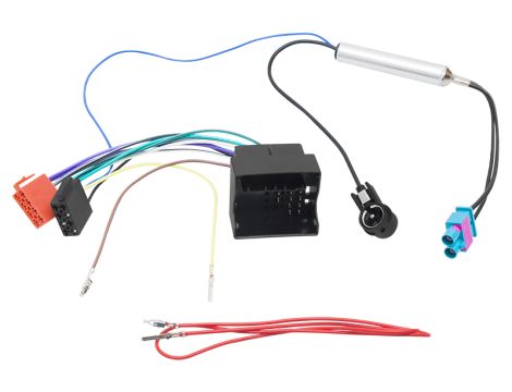 Auto-Steckverbinder VW, Skoda-ISO+Trenner Doppel-Fakra-ISO