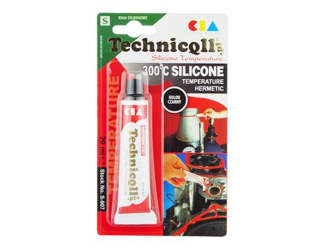 Hochtemperatursilikon 20ml schwarz Technicqll