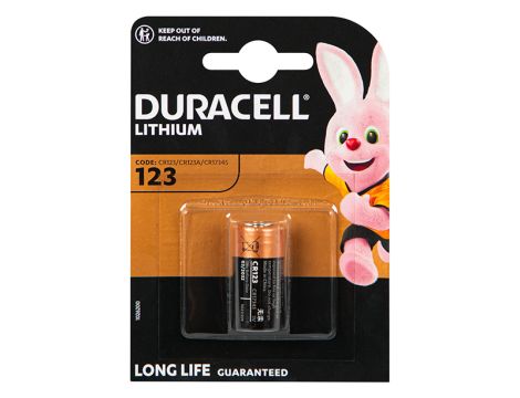 Lithium-Batterie 3V`CR123 DURACELL