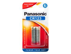 Lithium-Batterie 3V`CR123 Panasonic