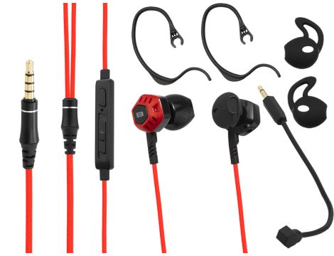 BLOW B-16 BLACK/RED In-Ear-Kopfhörer+Mikrofon - 3