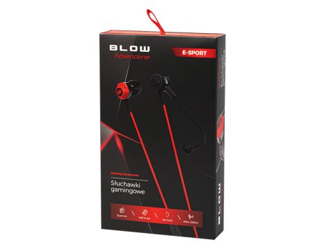 BLOW B-16 BLACK/RED In-Ear-Kopfhörer+Mikrofon - 5