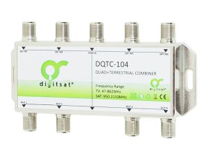 DIGITSAT DQTC-104 QUAD+TV-Kombinierer