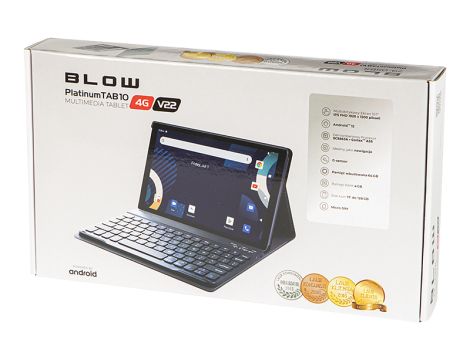 BLOW PlatinumTAB10 4G V22 4/64GB Tablette + Tasche mit Tastatur - 9