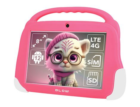 KidsTAB8 4G BLOW Tablette 4/64GB rosa Gehäuse