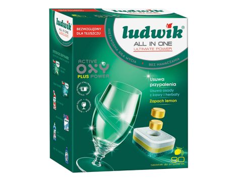 Spülmaschinentabletten 90 Stück All in one P-free LUDWIK-Verpackung